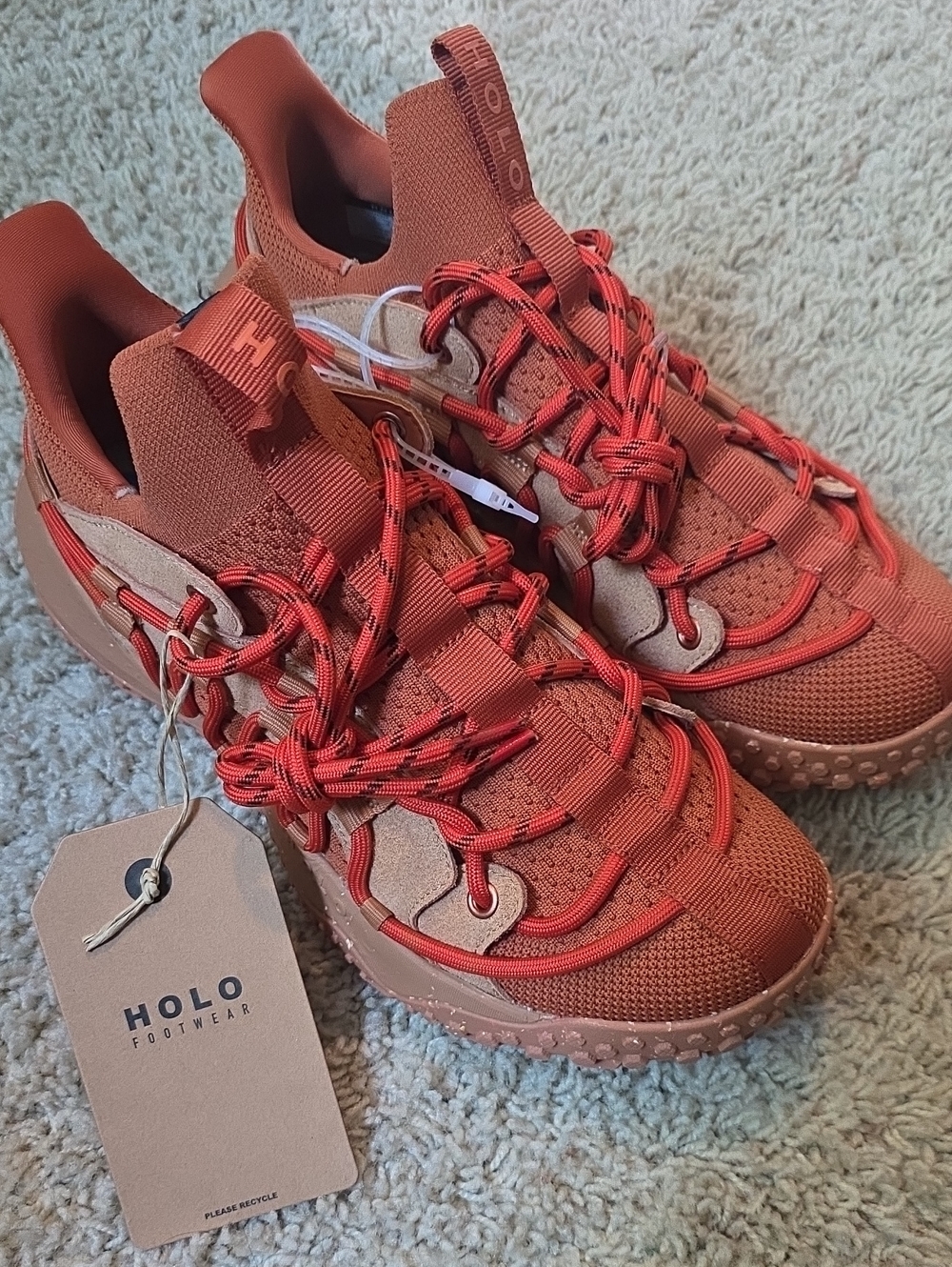 HOLO Footwear Women’s Athletic Sneakers in Rust Size 10 NWT